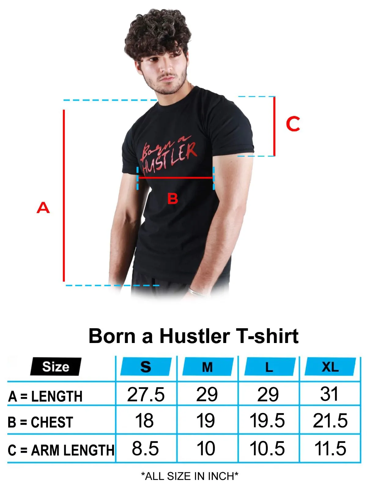 Born a Hustler T-shirt
