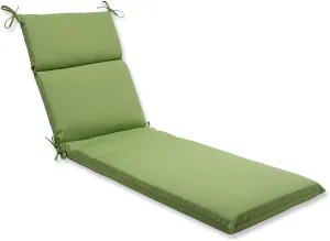 Brand new Sunbrella Pillow Perfect Indoor/Outdoor Chaise Lounge Cushion with Sunbrella Canvas Ginkgo Fabric, 72.5 in. L X 21 in. W X 3 in. D,Green, Retails $163 