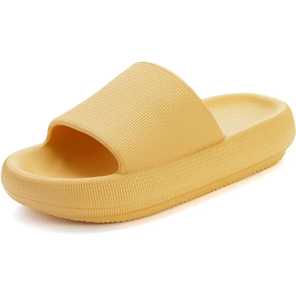 BRONAX Cloud Slippers for Women and Men | Pillow Slippers Bathroom Sandals | Extremely Comfy | Cushioned Thick Sole | Multiple Colors