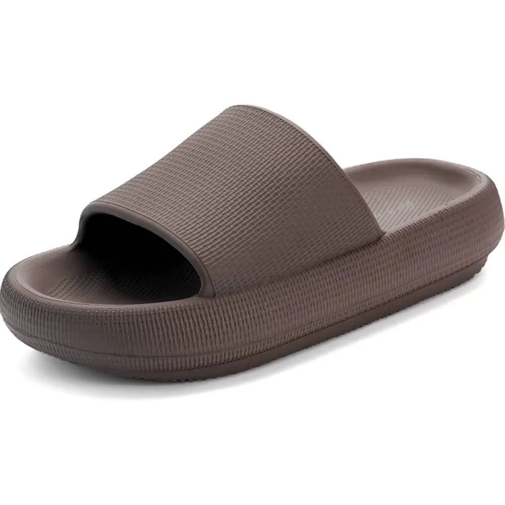 BRONAX Cloud Slippers for Women and Men | Pillow Slippers Bathroom Sandals | Extremely Comfy | Cushioned Thick Sole | Multiple Colors