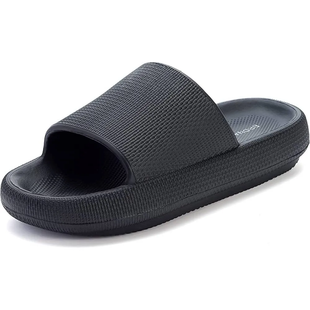 BRONAX Cloud Slippers for Women and Men | Pillow Slippers Bathroom Sandals | Extremely Comfy | Cushioned Thick Sole | Multiple Colors