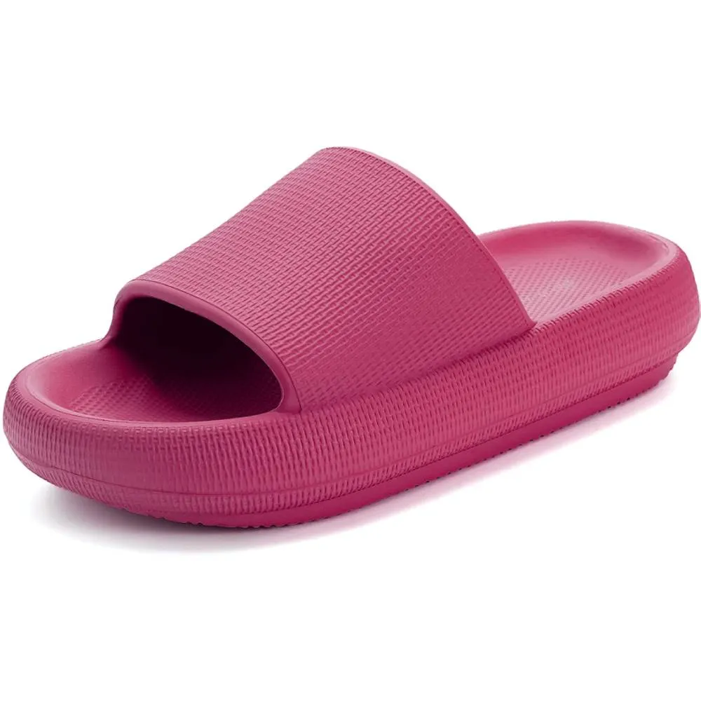 BRONAX Cloud Slippers for Women and Men | Pillow Slippers Bathroom Sandals | Extremely Comfy | Cushioned Thick Sole | Multiple Colors