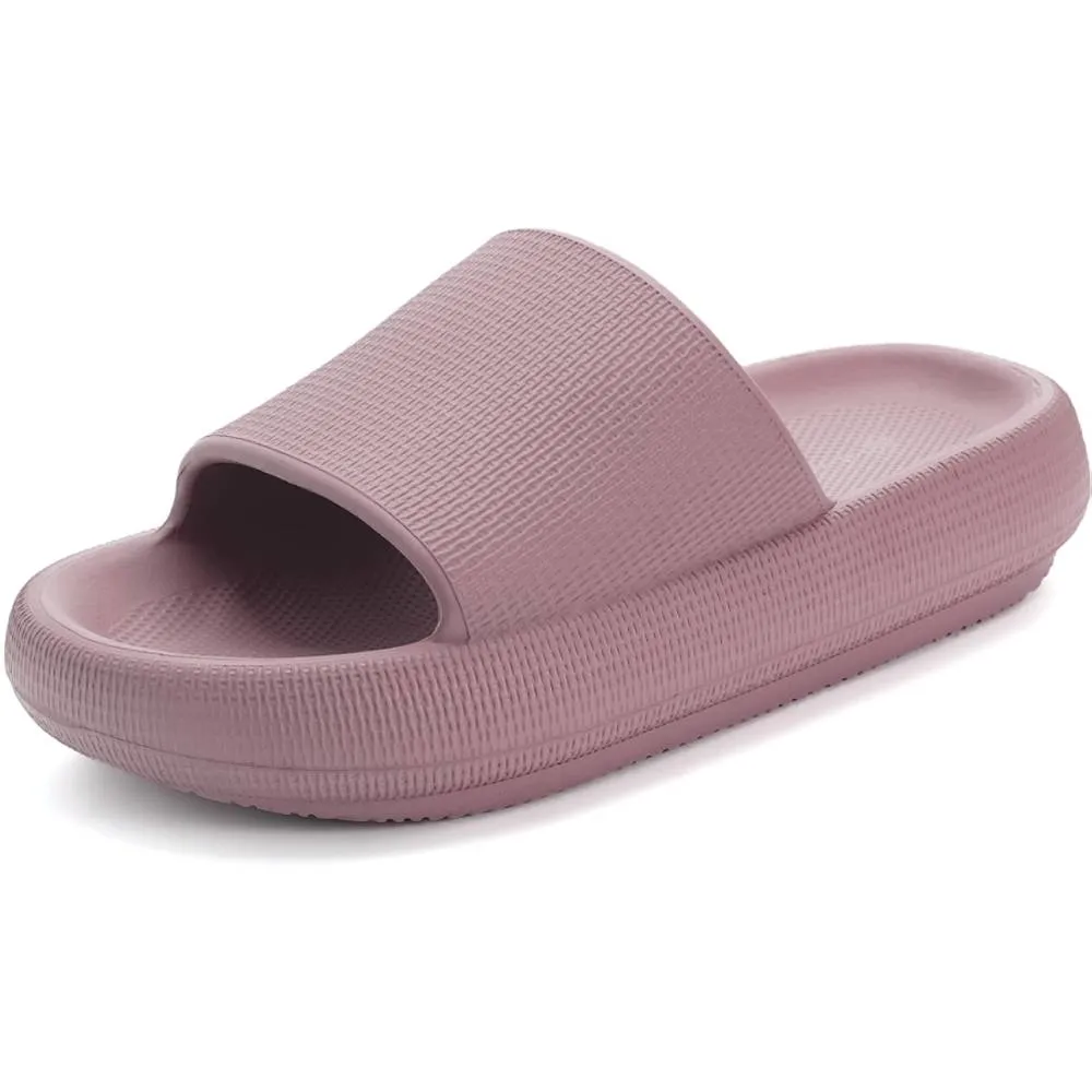 BRONAX Cloud Slippers for Women and Men | Pillow Slippers Bathroom Sandals | Extremely Comfy | Cushioned Thick Sole | Multiple Colors