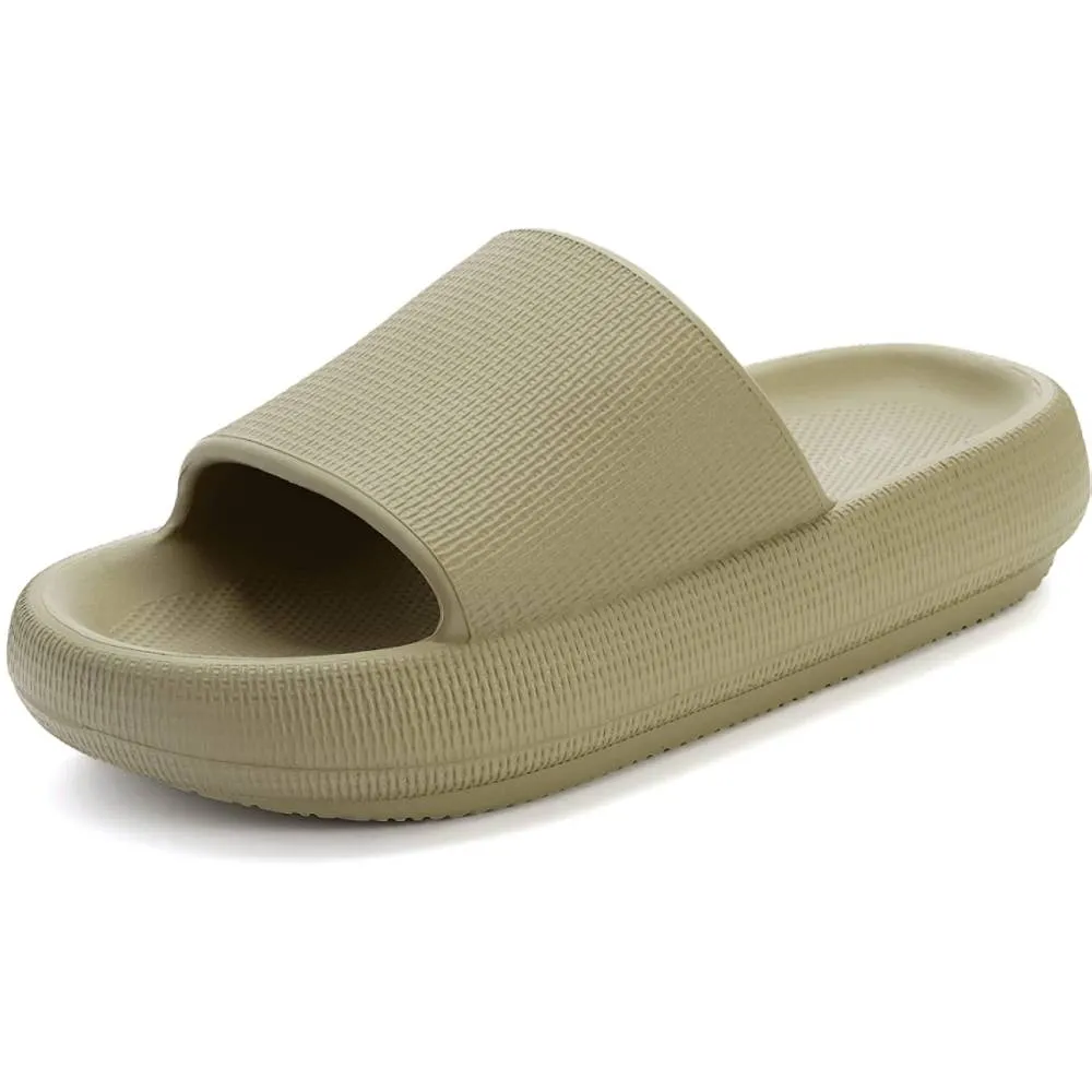 BRONAX Cloud Slippers for Women and Men | Pillow Slippers Bathroom Sandals | Extremely Comfy | Cushioned Thick Sole | Multiple Colors