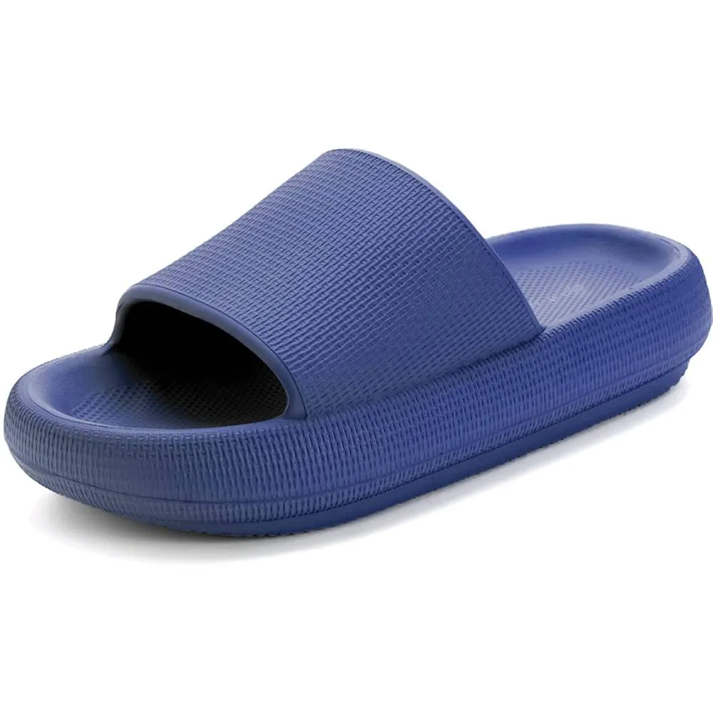 BRONAX Cloud Slippers for Women and Men | Pillow Slippers Bathroom Sandals | Extremely Comfy | Cushioned Thick Sole | Multiple Colors