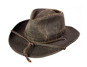 Broner It’s Five O’Clock Somewhere Hat - Distressed Brown