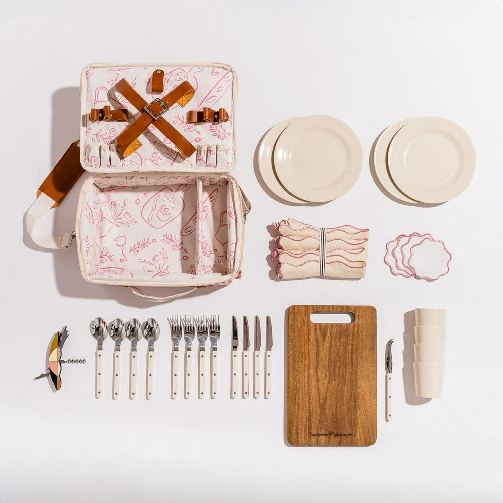 Business & Pleasure - The Picnic Set - Laurens Pink Stripe