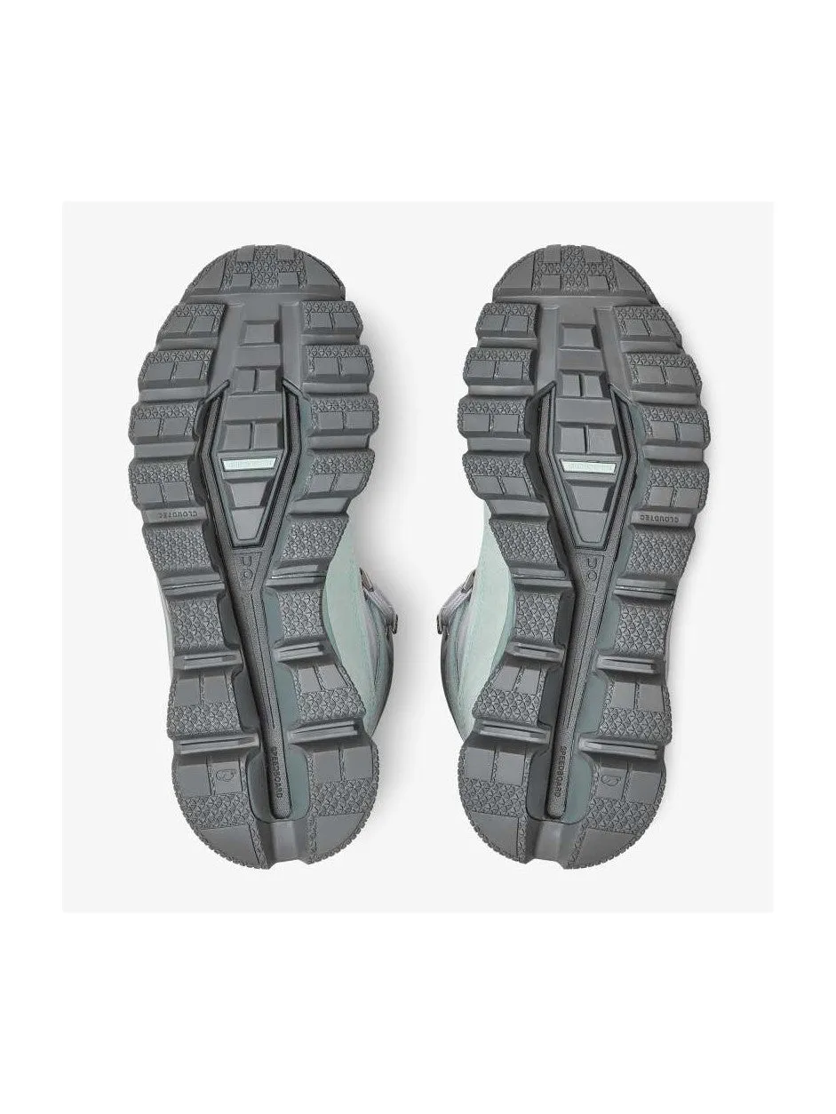 Buty trekingowe damskie ON RUNNING W Cloudride - białe/zielone