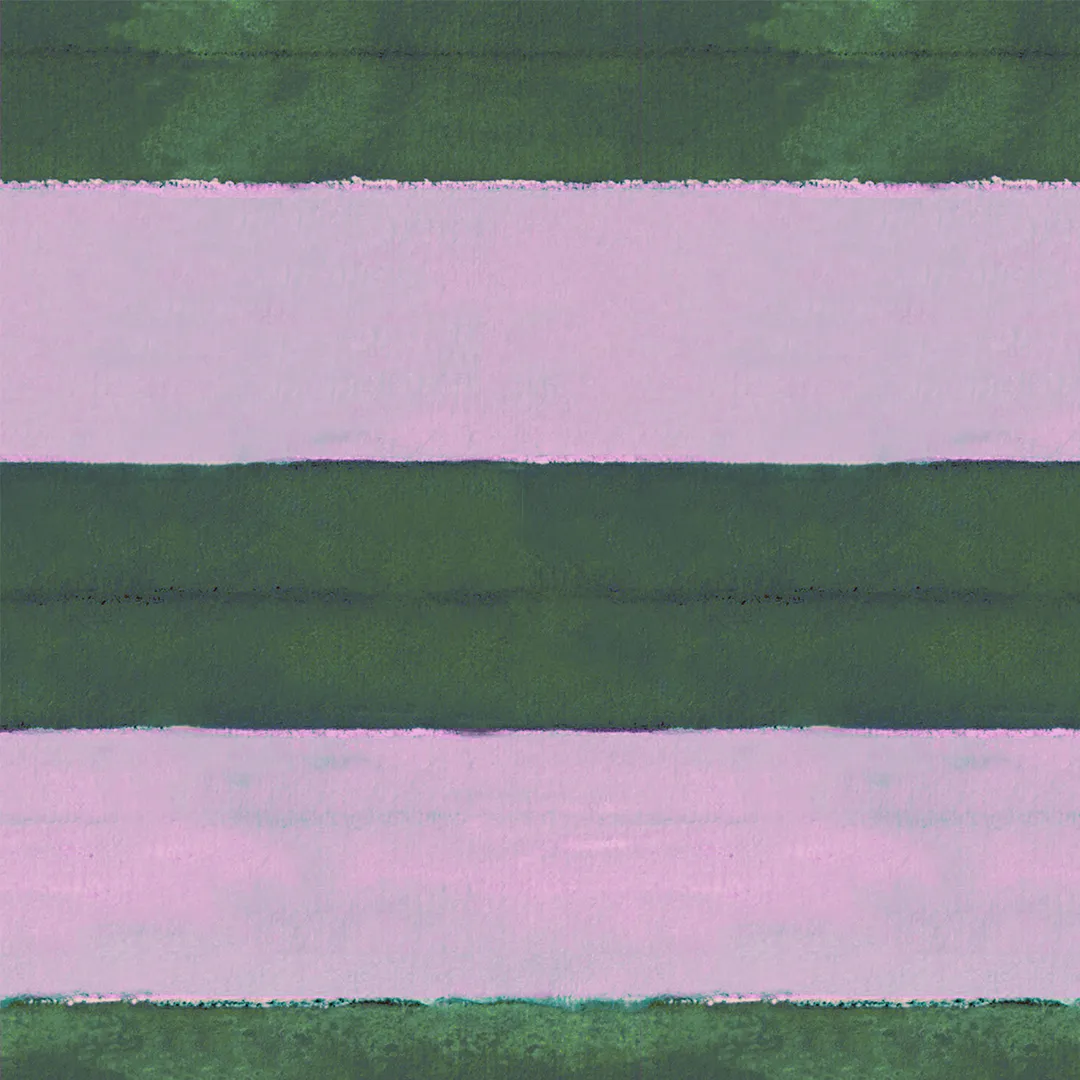 Cabana Stripe, Magnolia Azalea