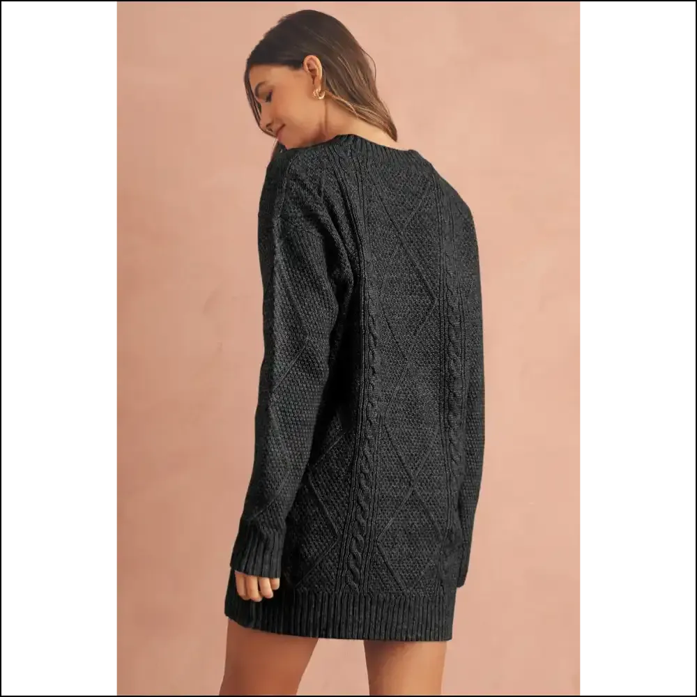 Cable Knit Chaos: Cozy  Coffee Twist Catastrophe ☕