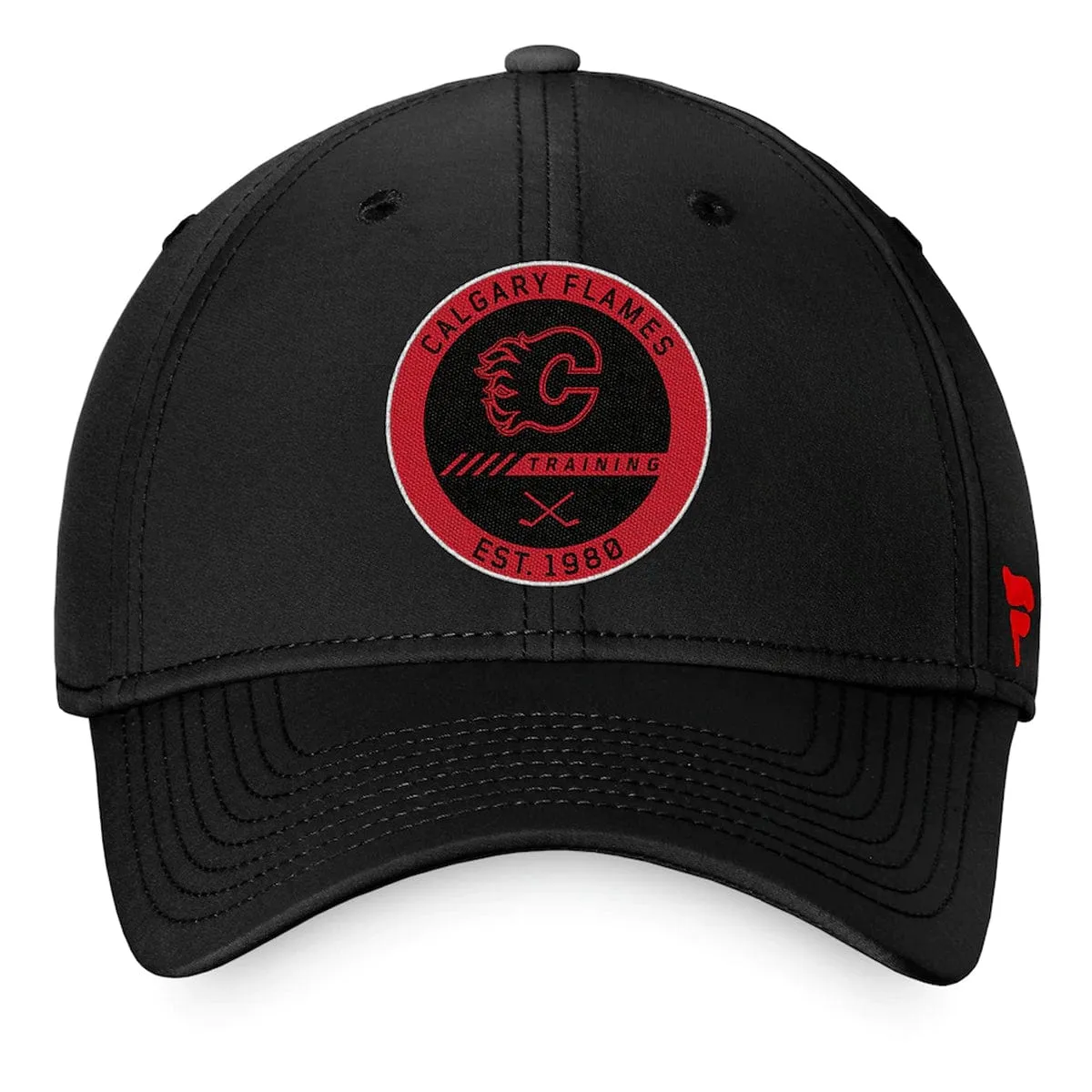 Calgary Flames Fanatics Authentic Pro Training Camp Flexfit Hat