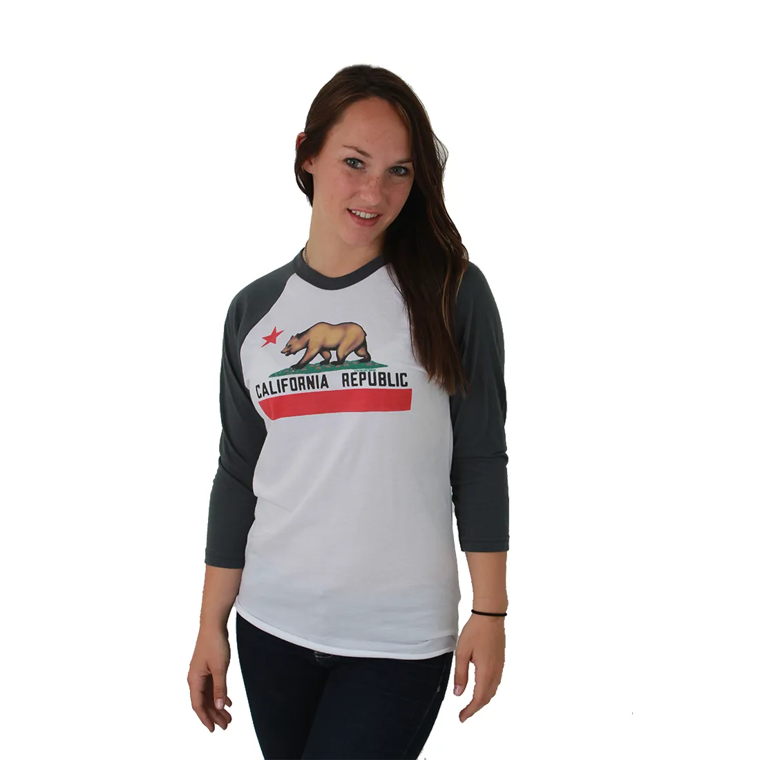 California Republic Unisex Baseball Jersey T-Shirt