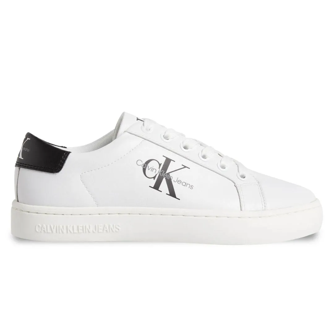 Calvin Klein Jeans Classic Cuplow Lace Up LTH MN YW0YW01269-WHT
