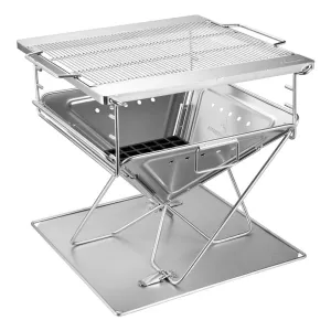 Camping Moon - Foldable BBQ Grill & Fire Pit (Extra Large)