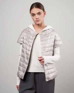 cap sleeve iconico - grigio perla