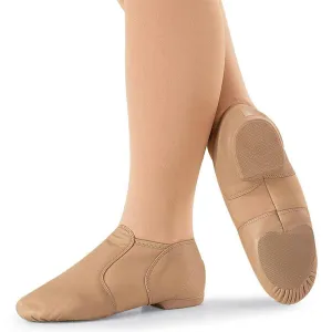 Capezio CG15 Slip-on Stretch Jazz Shoe Caramel - Adult Sizes - SALE