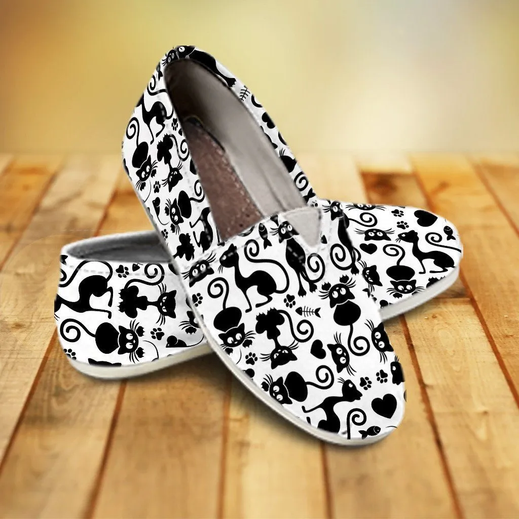 Cats White Ladies Casuals