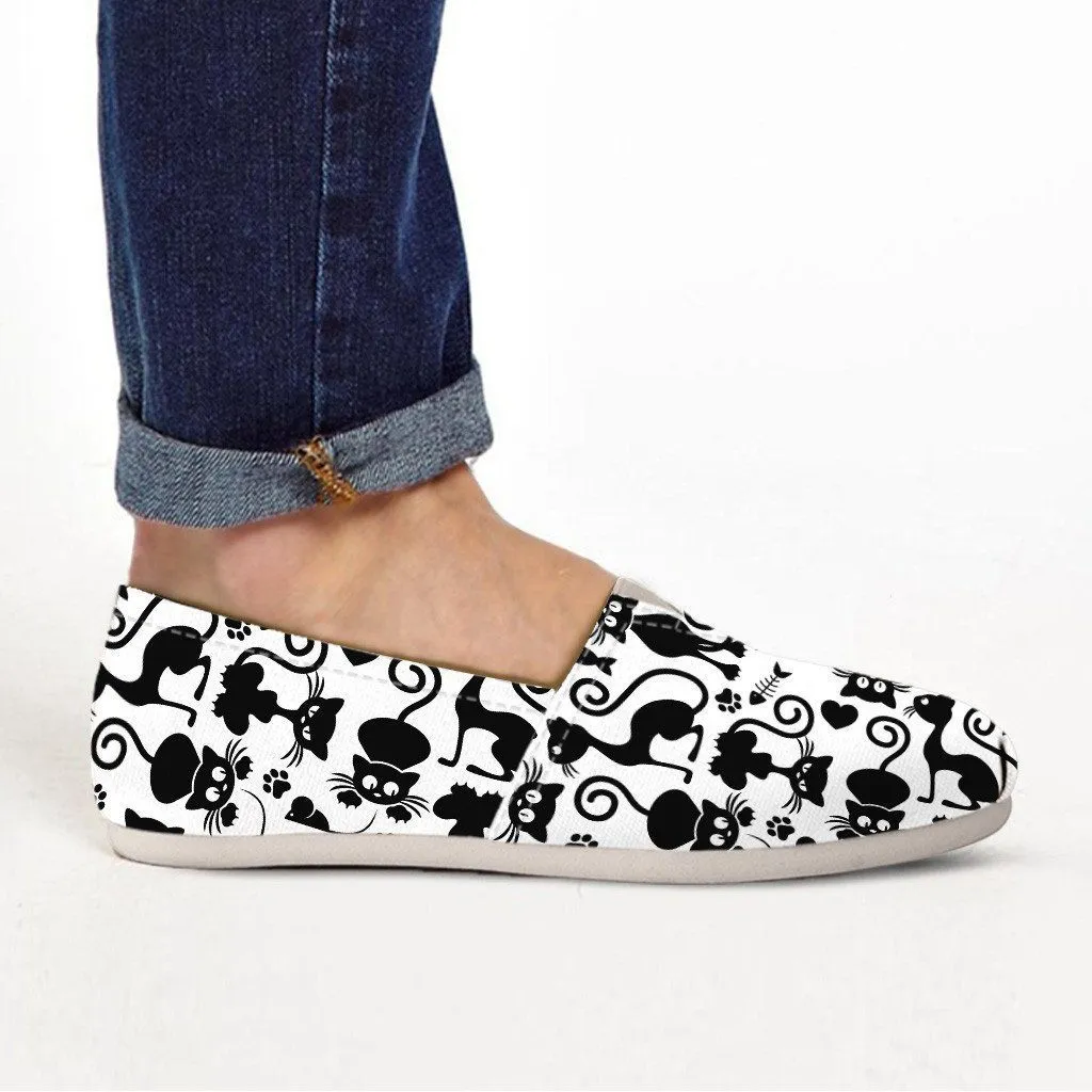 Cats White Ladies Casuals