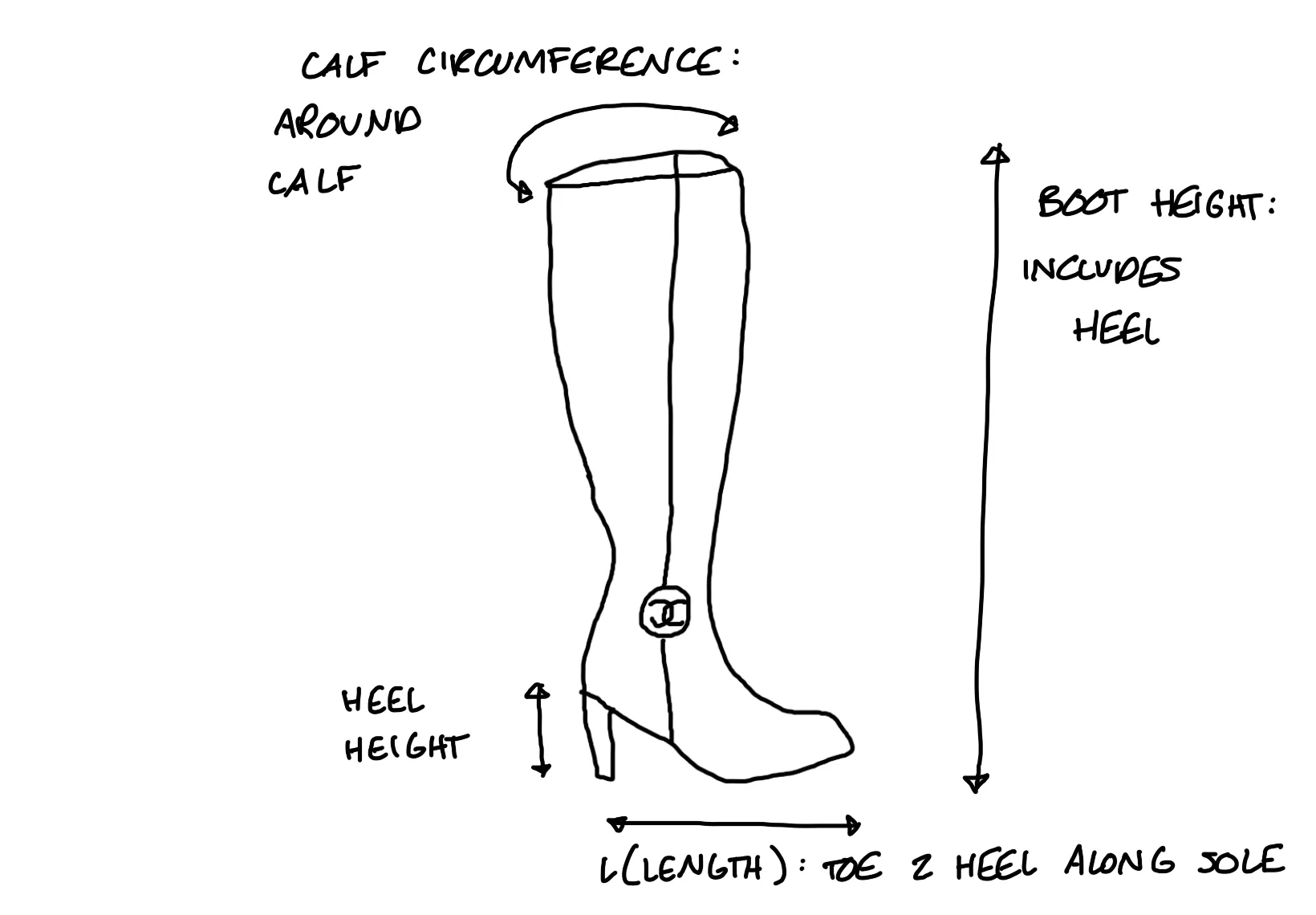 Celine Brown Logo Calf Hair Ankle Boots