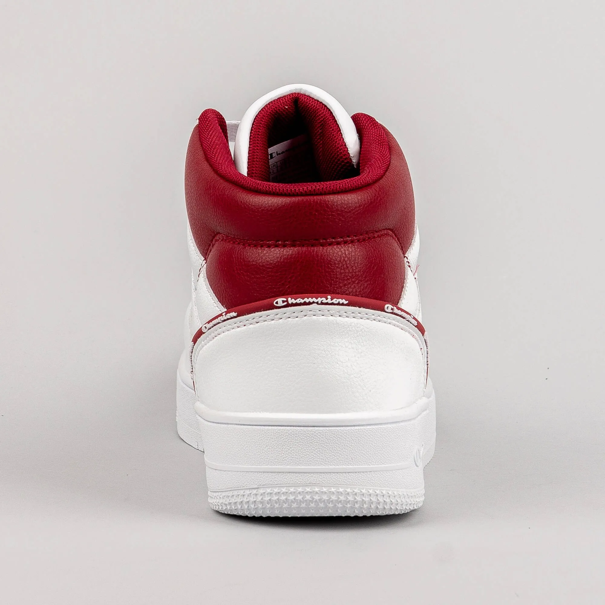 Champion Mid Cut Shoe Rebound 2.0 Mid Wht/Red