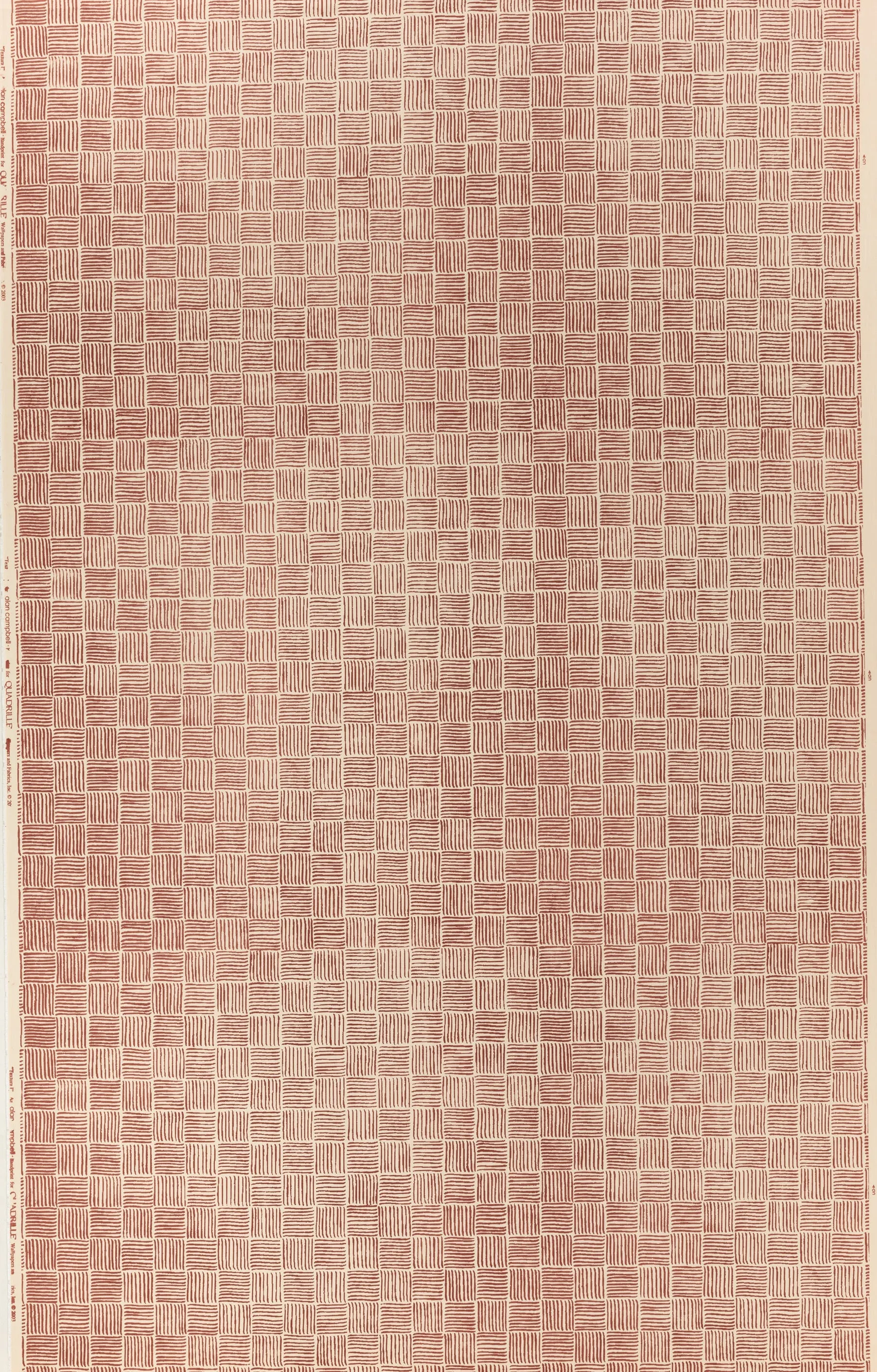China Seas Fabric: Textura - Custom Brique on Vellum Suncloth