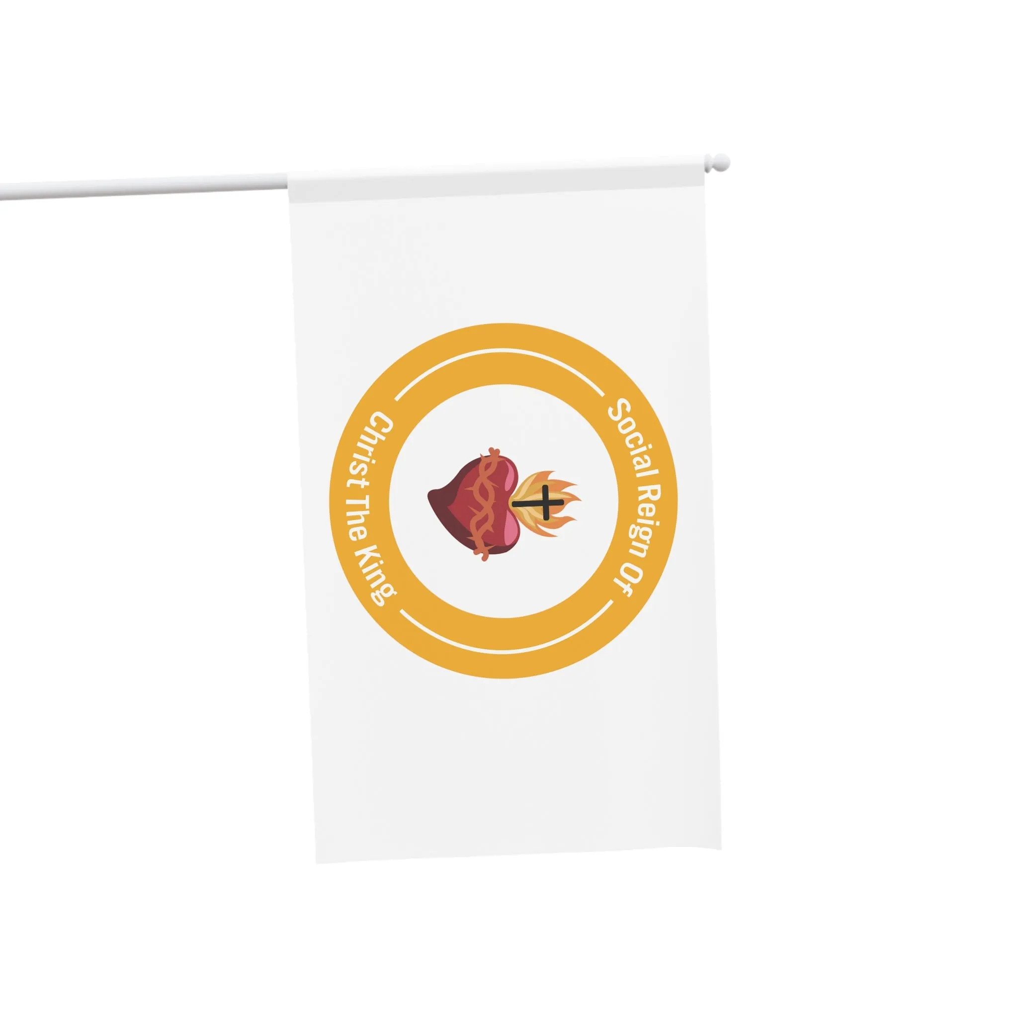 Christian Catholic Sacred Heart of Christ the King White House Banner Flags