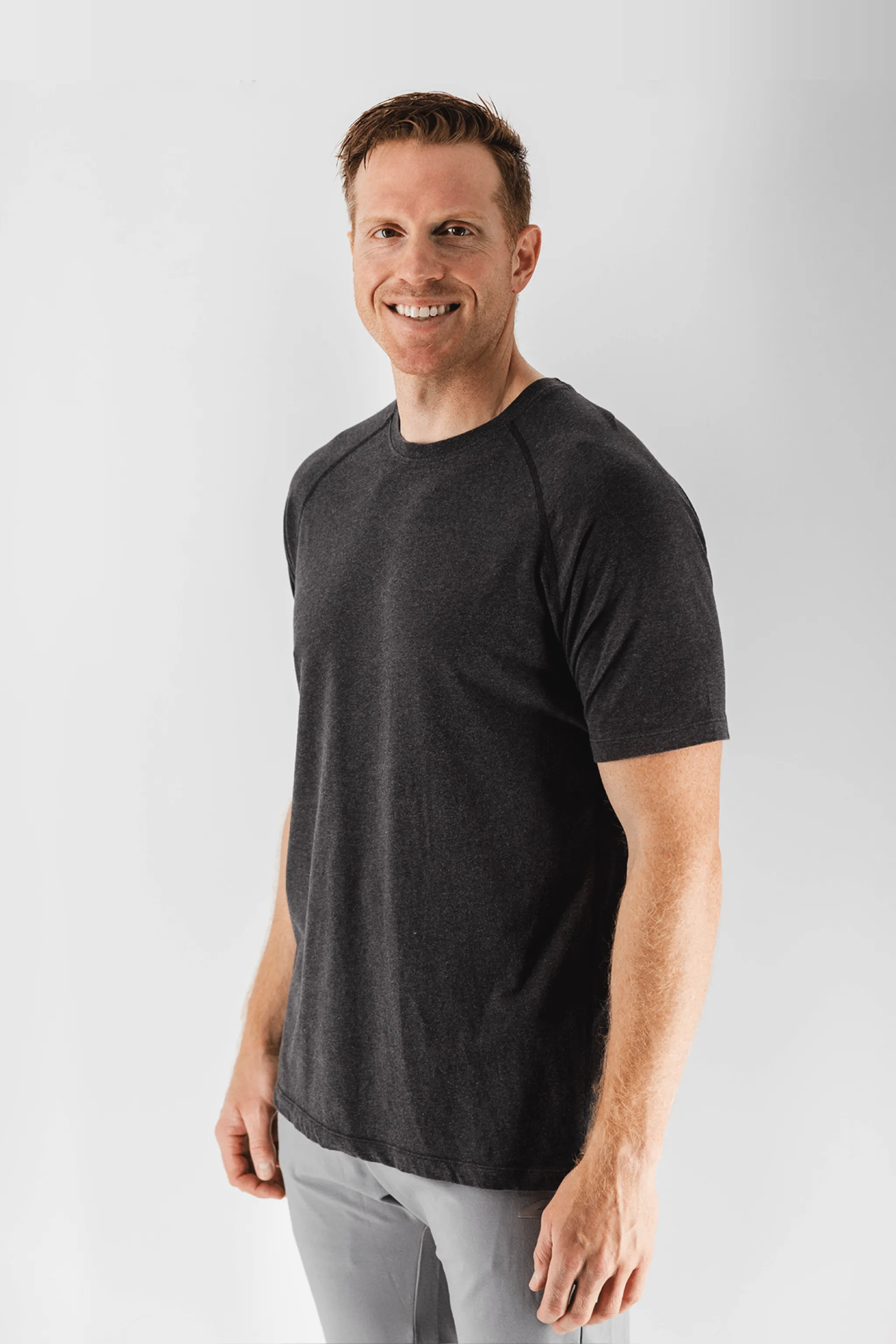 CLEARANCE Men's Raglan Short Sleeve Tee Mid Weight