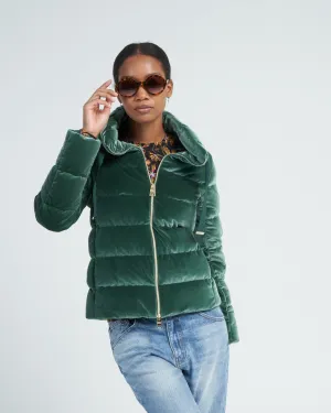 colour velvet bomber