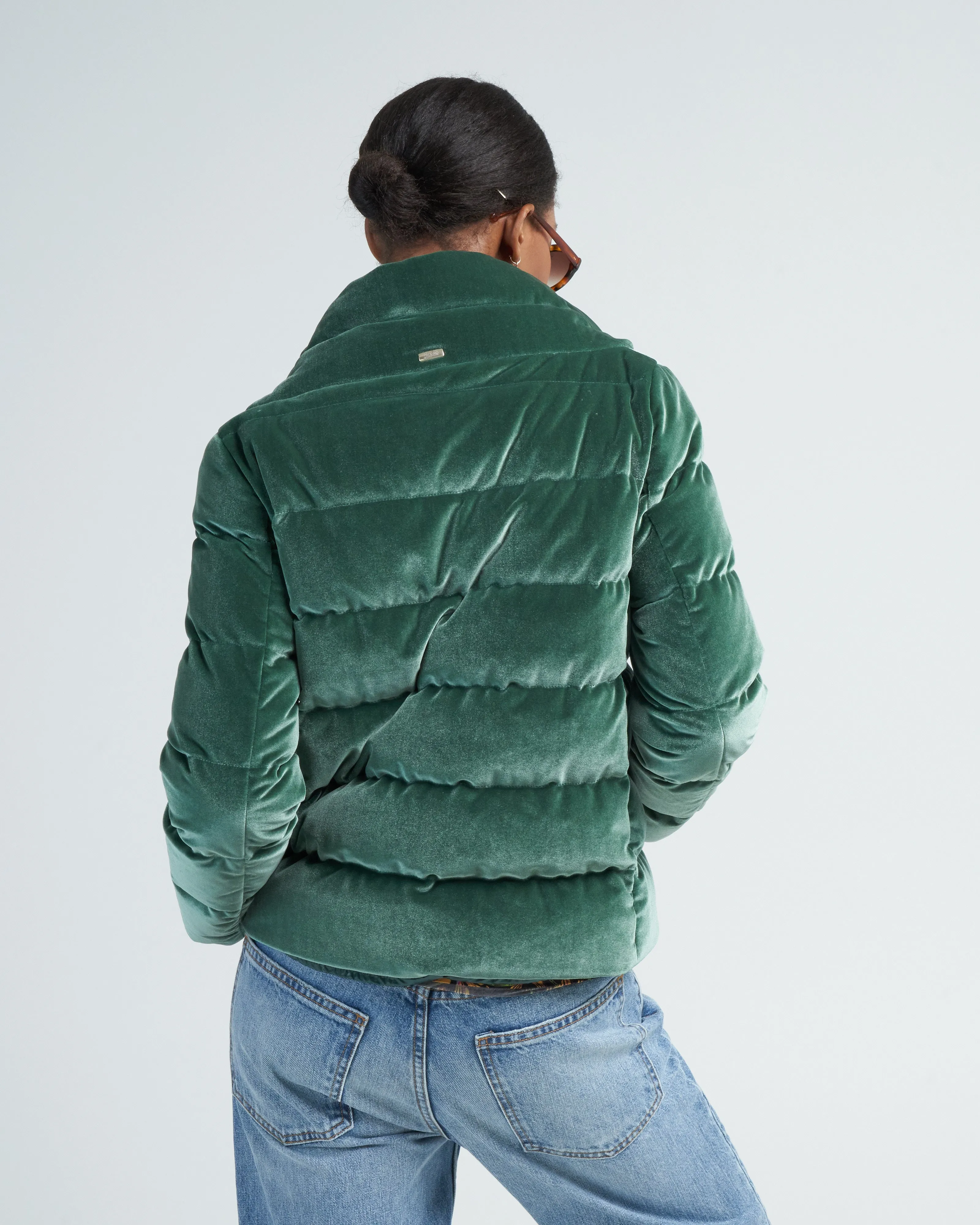 colour velvet bomber
