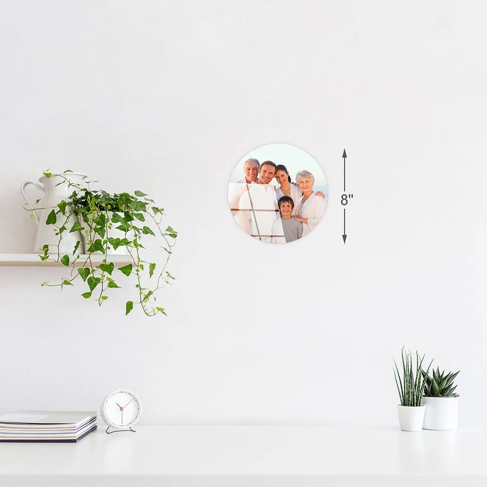 Custom Circle HD Metal Prints
