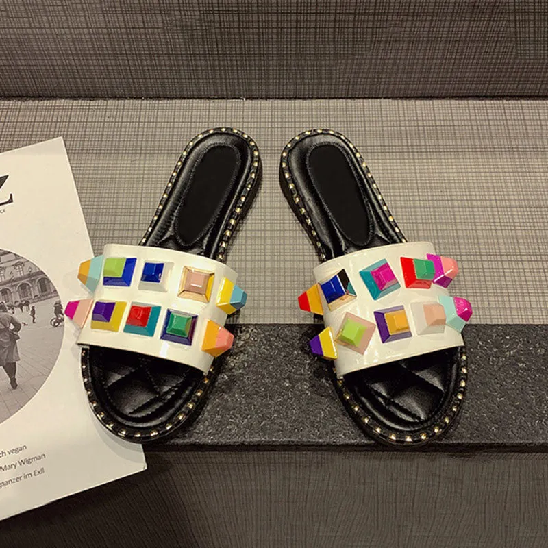 Daily Rhinestone Opend Comfortable Shoes