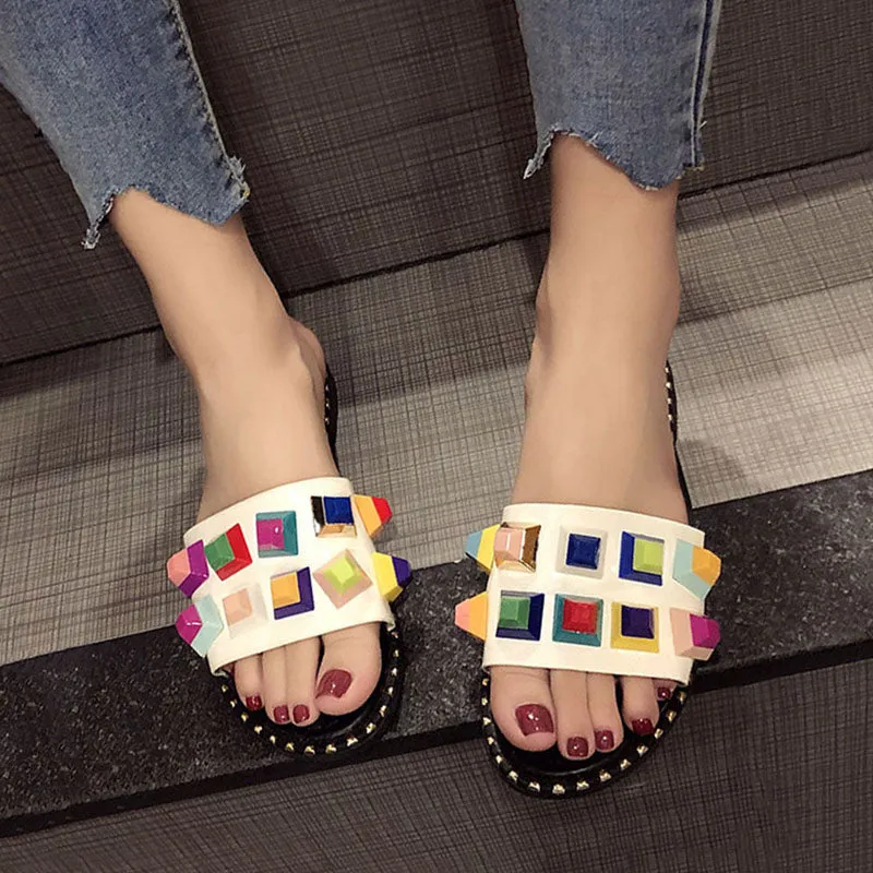 Daily Rhinestone Opend Comfortable Shoes