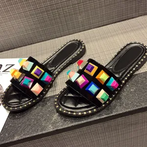 Daily Rhinestone Opend Comfortable Shoes