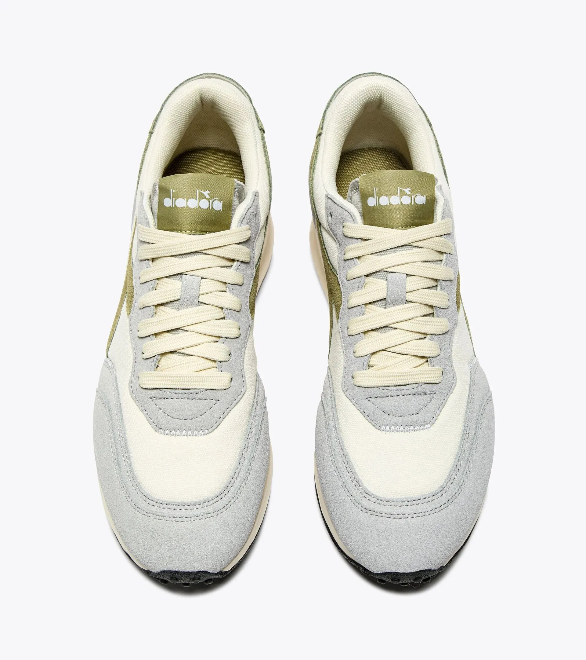 Diadora Race Suede Star White/Mosstone