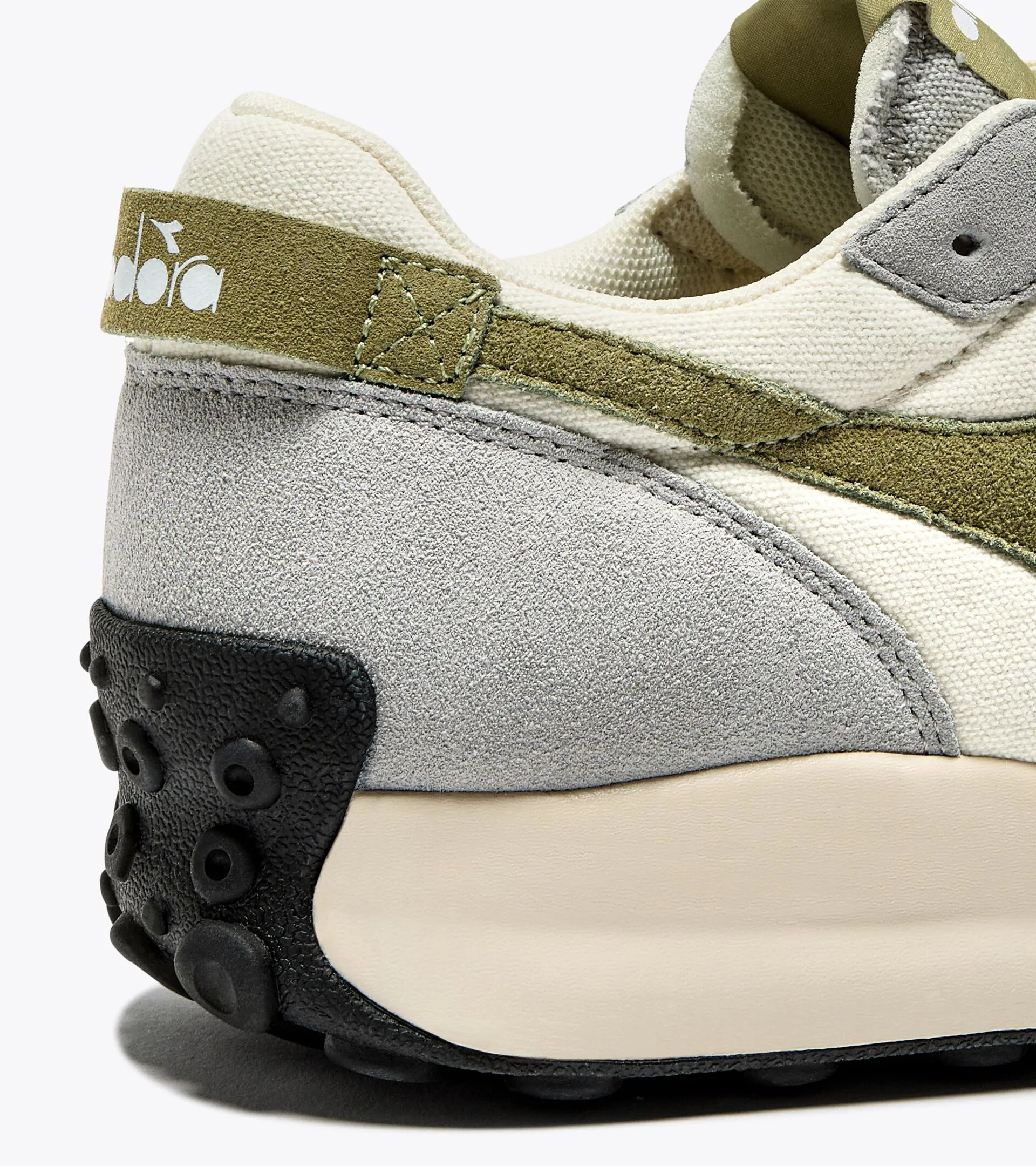 Diadora Race Suede Star White/Mosstone