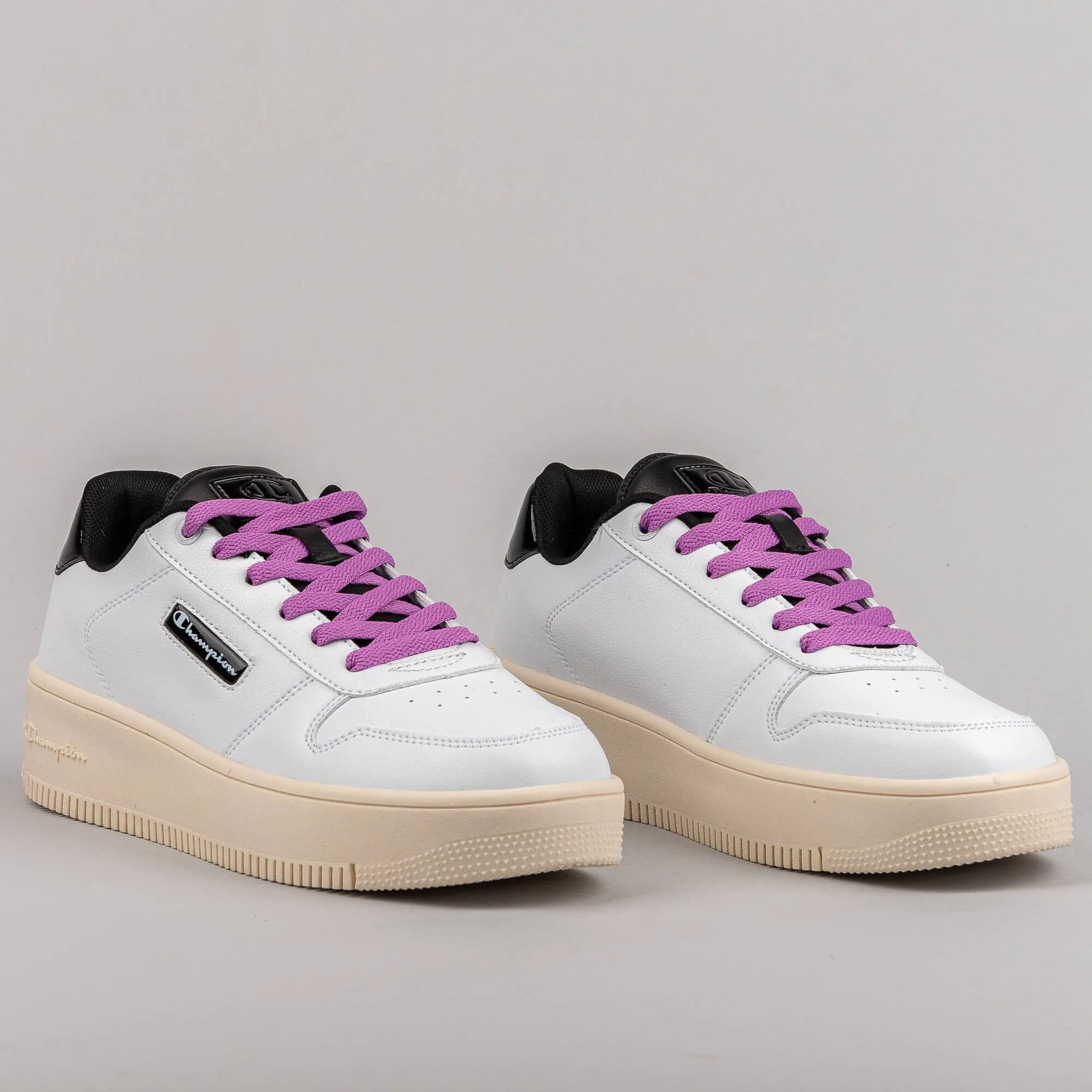 Dámske tenisky Champion Low Cut Shoe Rebound Plat Metal White/Black/Pink