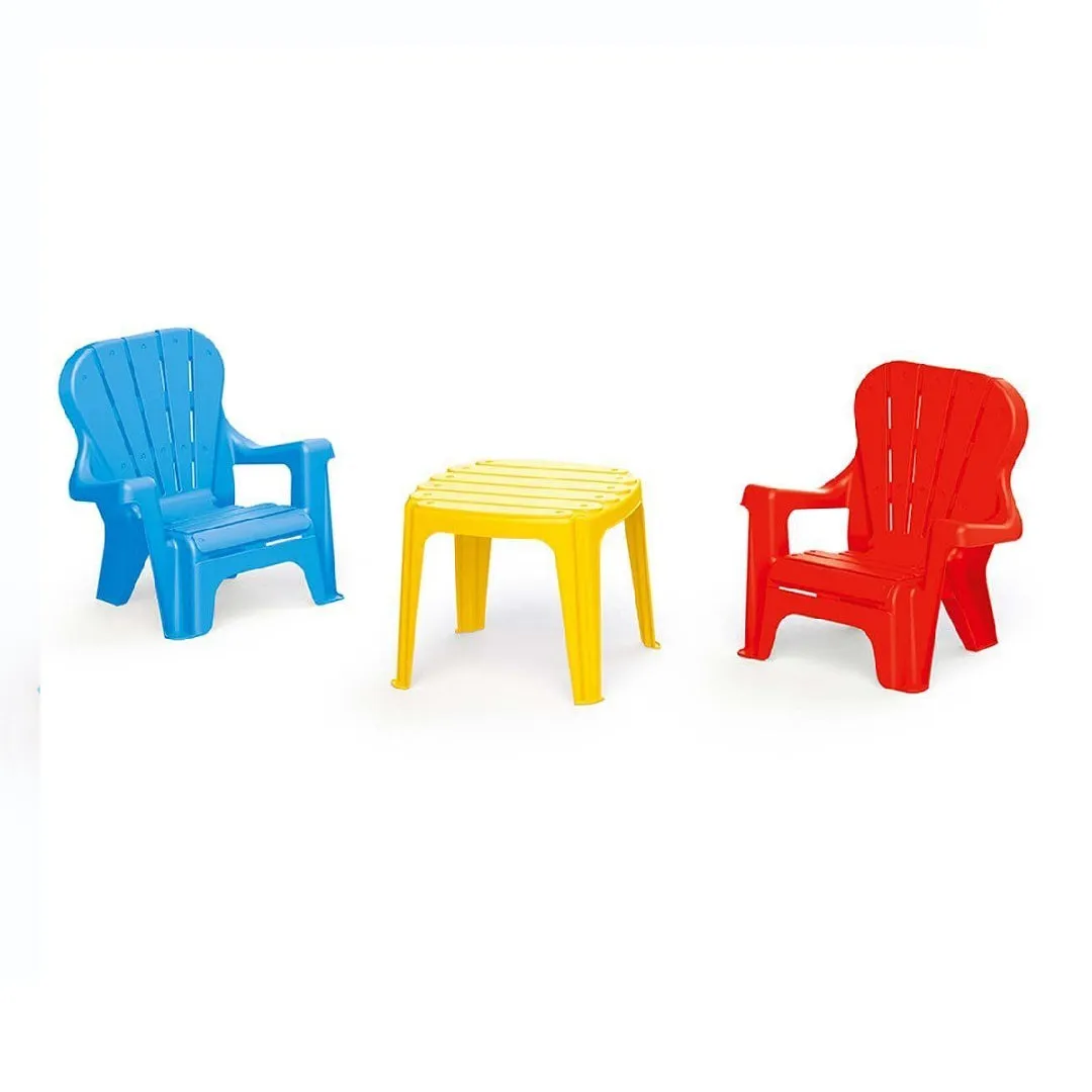 Dolu Plastic Table And 2 Chairs Set