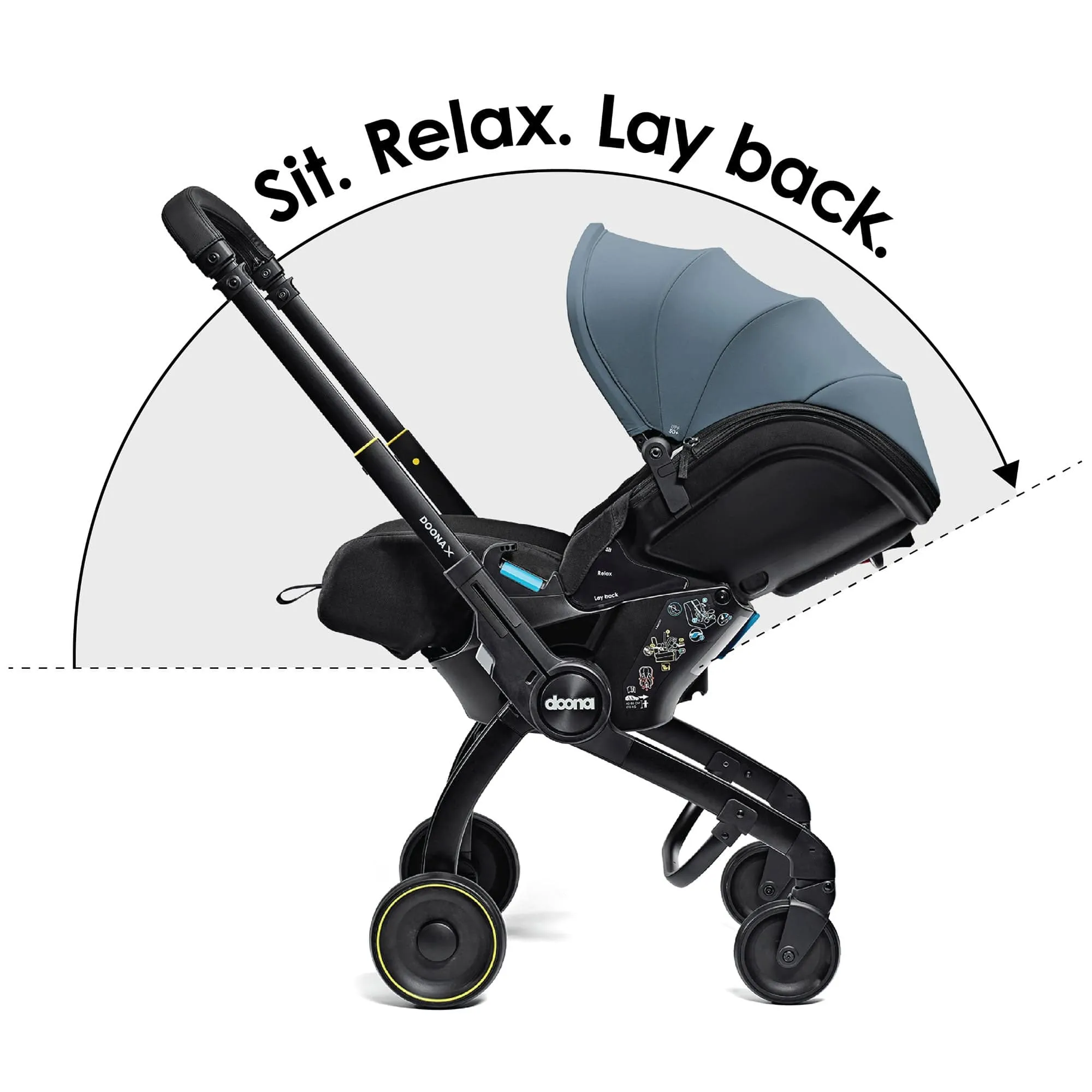 Doona X Infant Car Seat Stroller (Ocean Blue)