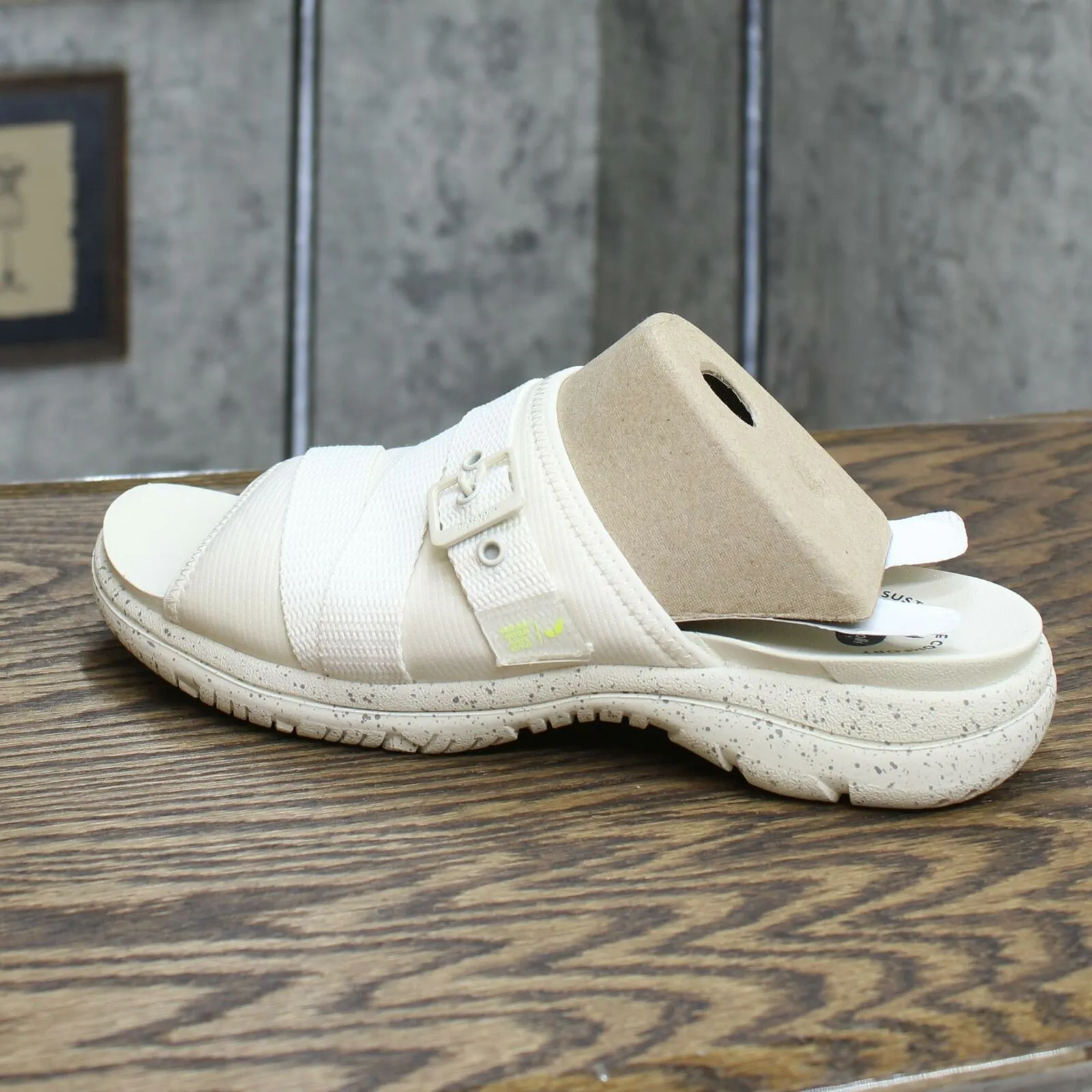 Dr. Scholl's Shoes Essentials Womens Adelle Slide Sandals Tofu 7.5