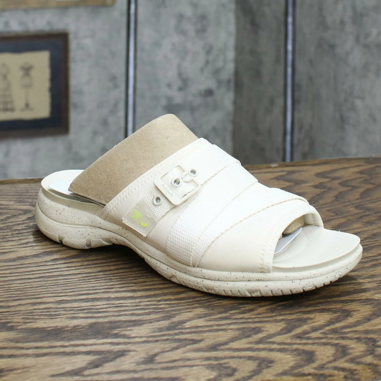 Dr. Scholl's Shoes Essentials Womens Adelle Slide Sandals Tofu 7.5