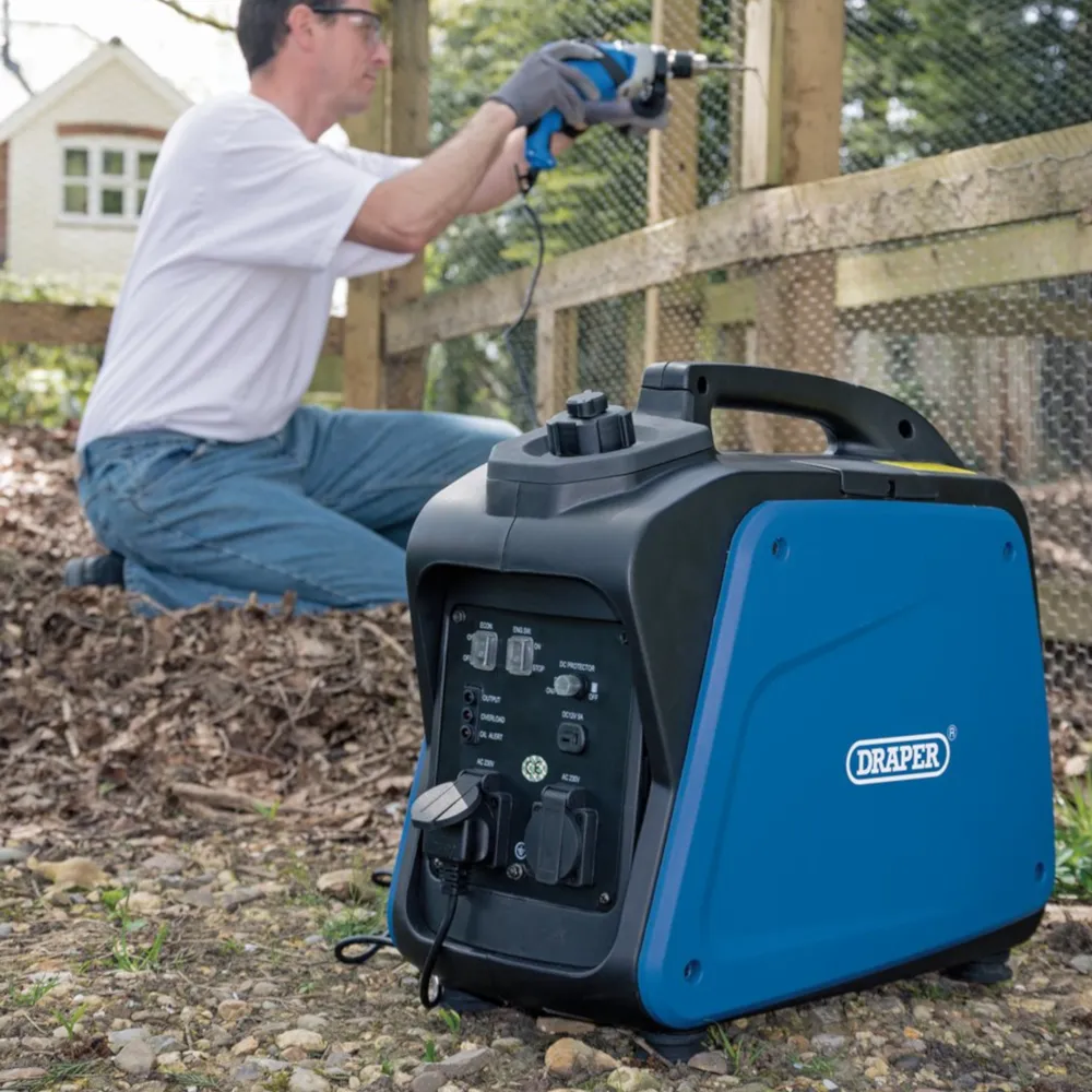 Draper Petrol Inverter Generator 1700W - EX-D