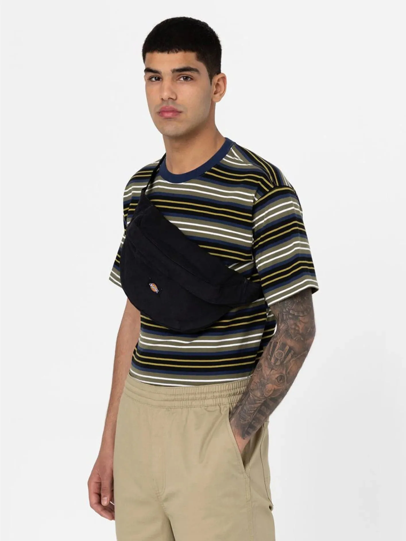 Duck Canvas Cross Body - Black