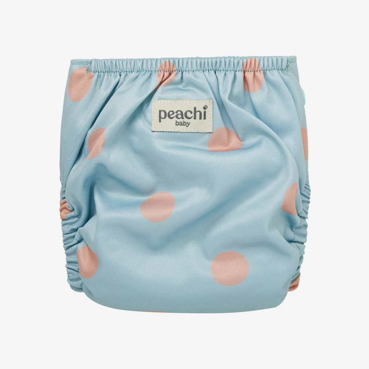 Duckegg Peach Polka Reusable Nappy Set