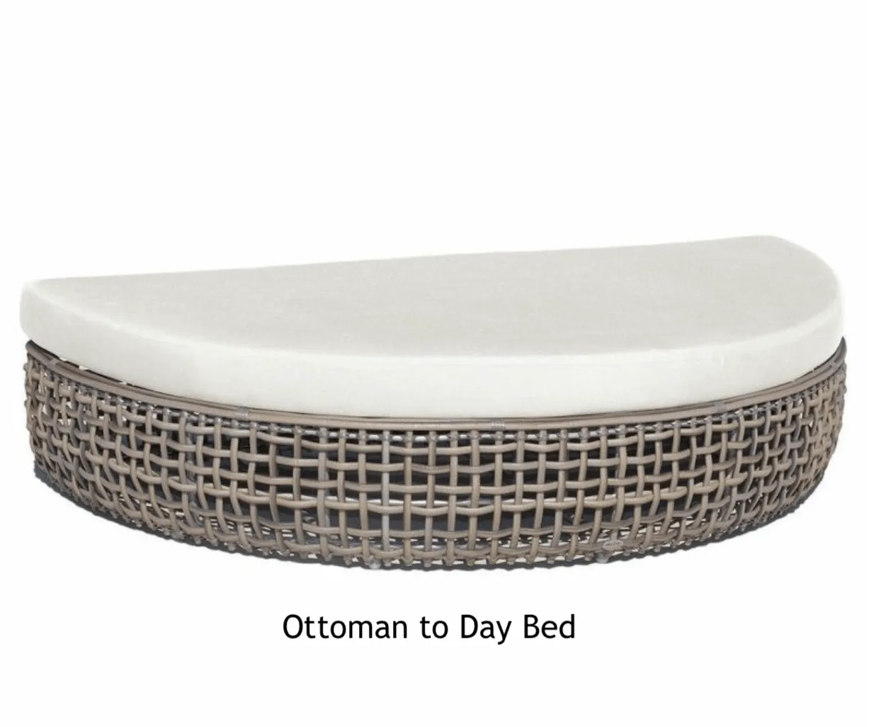 Dune Road Day Bed w/Canopy & Canvas Cushion