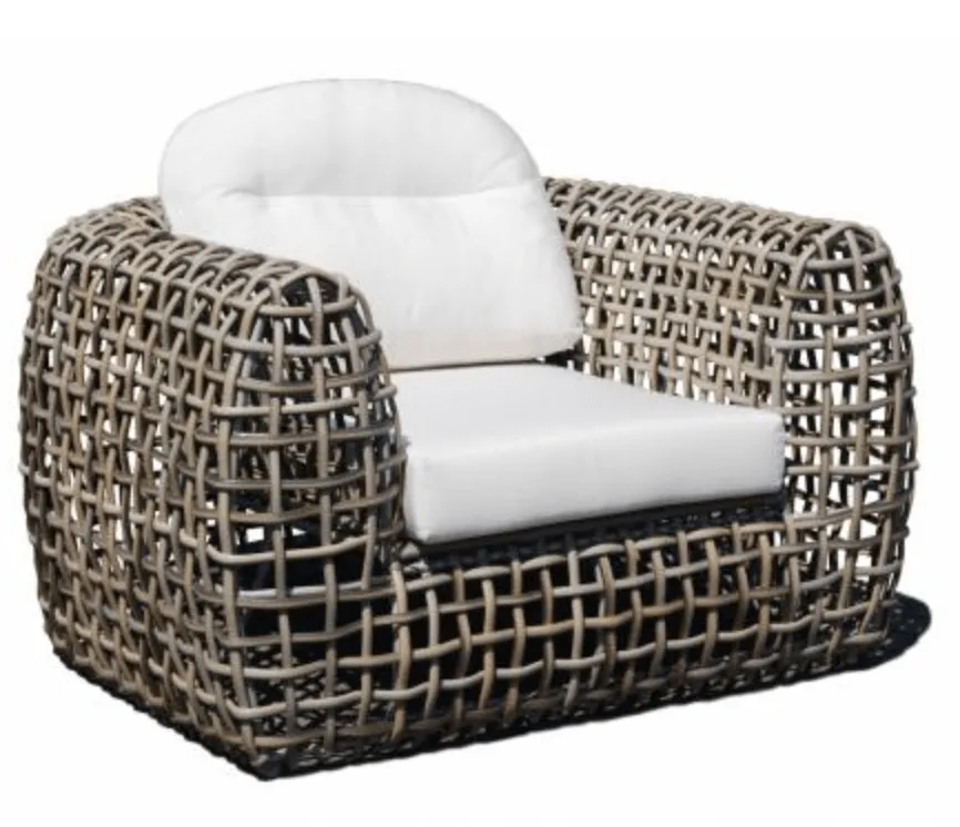 Dune Road Outdoor Armchair w Canvas Cushion