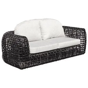 Dune Road Outdoor Sofa w/Canvas Cushion