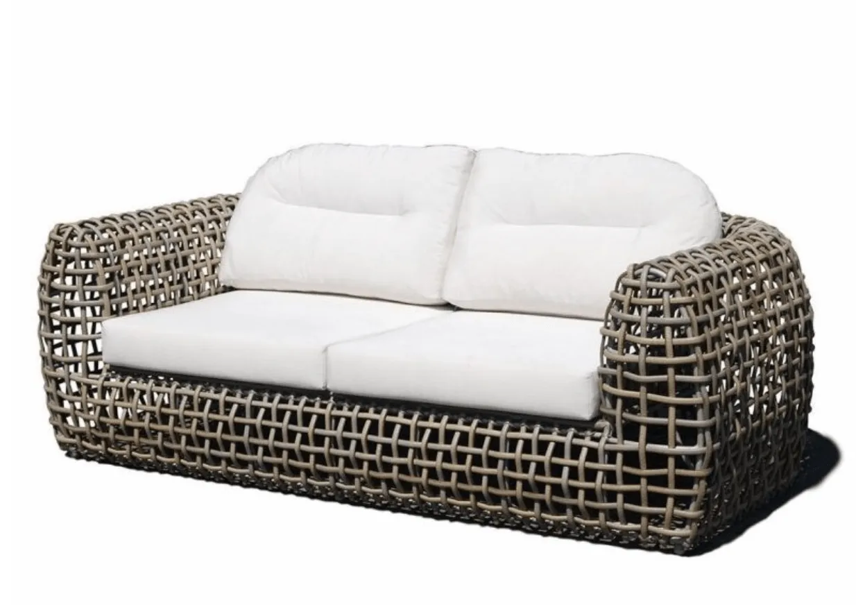 Dune Road Outdoor Sofa w/Canvas Cushion