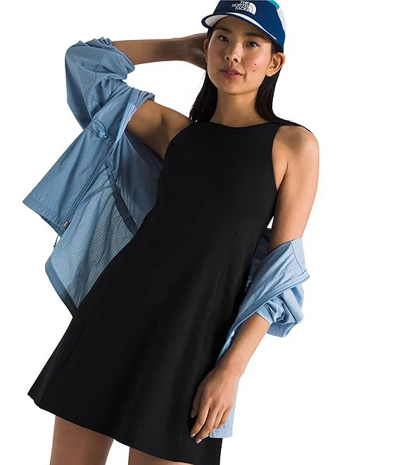 Dune Sky Crew Neck Sleeveless A-Line Dress - NF0A8AZ8