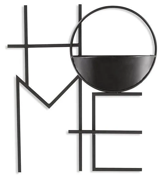 Dunster Black Wall Planter On Stand