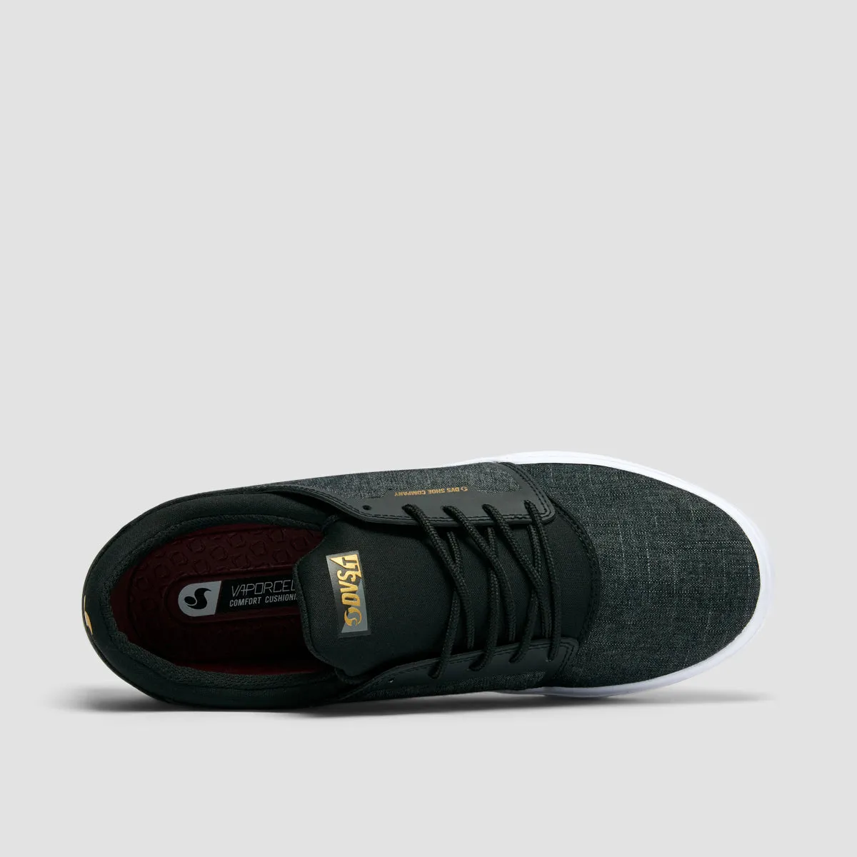 DVS Stratos LT  Shoes - Black/Gold/Chambray